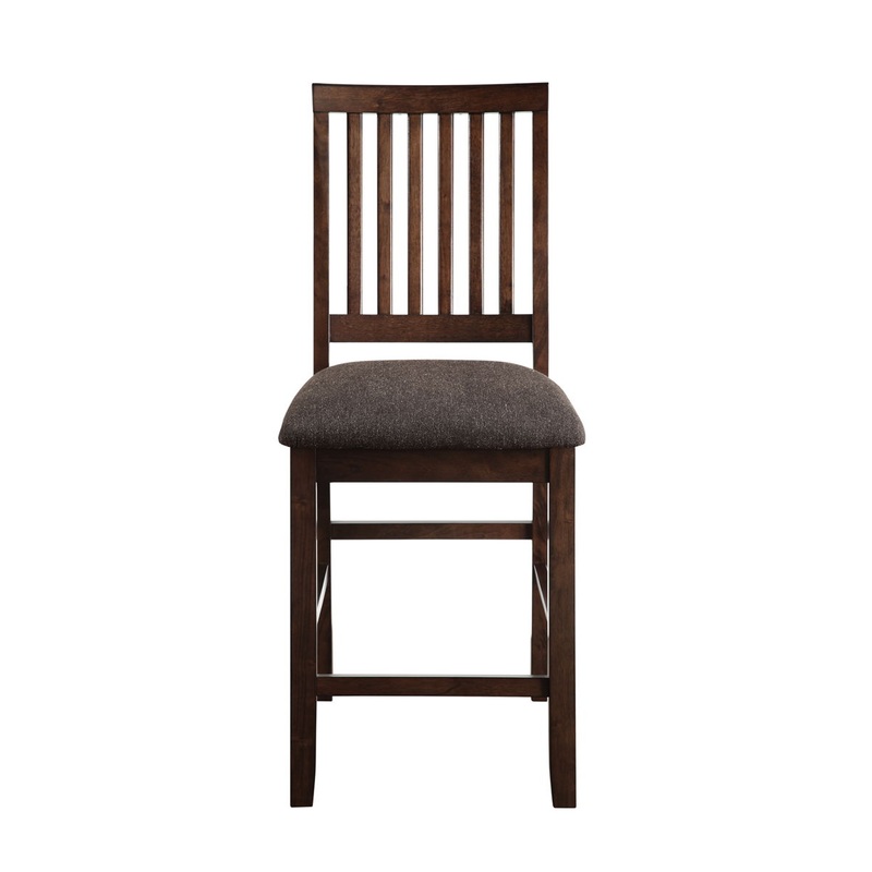 Yorktown – Counter Chair (Set of 2) – Dark Brown