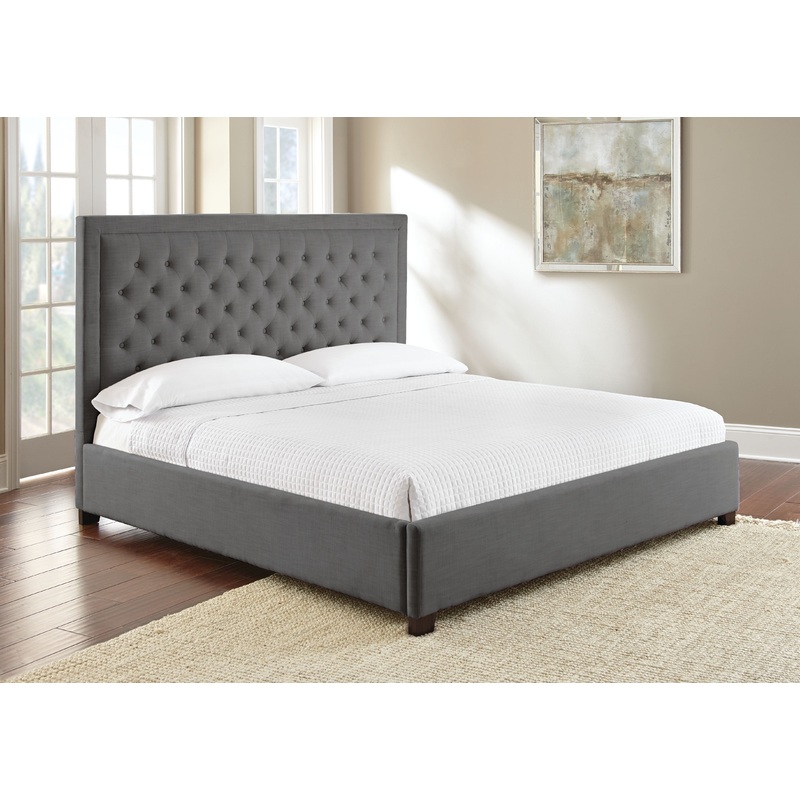 Isadora – Bed|Dark Gray|Beige|White|King|Queen