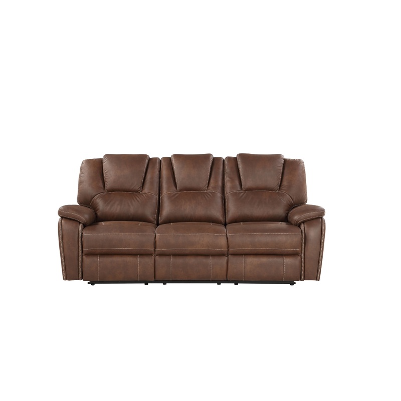 Katrine – Reclining Sofa|Black|Dark Brown
