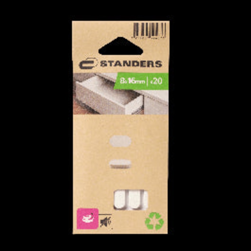 ADHESIVE BUMPER 8 X 16 MM, 20 PIECES