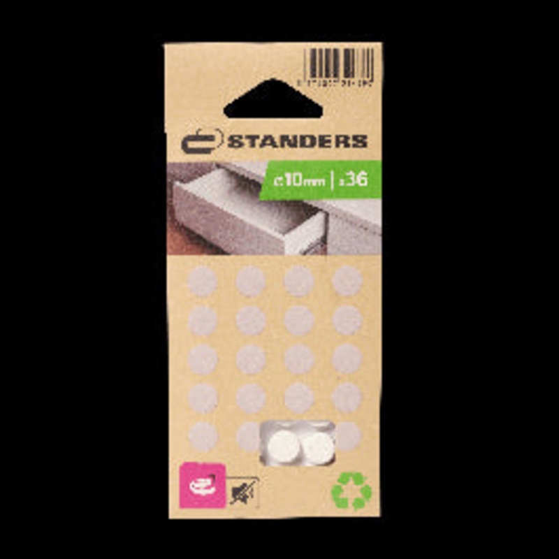 ADHESIVE BUMPER D10 MM, 36 PIECES