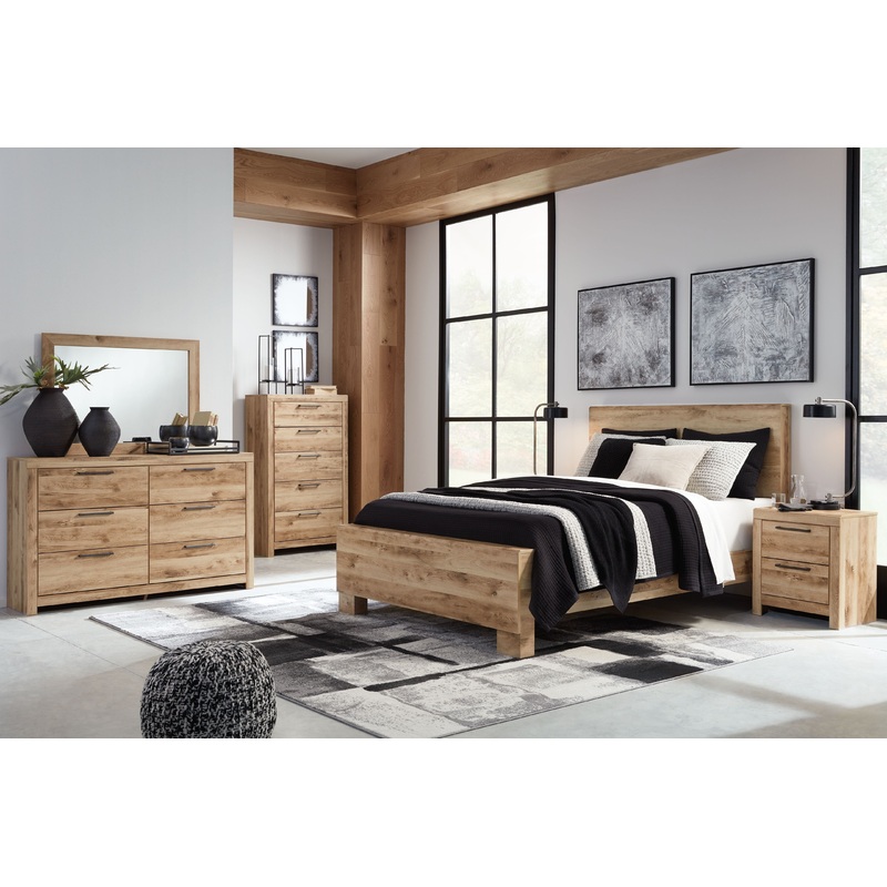 Hyanna – Dresser, Mirror, Panel Bed