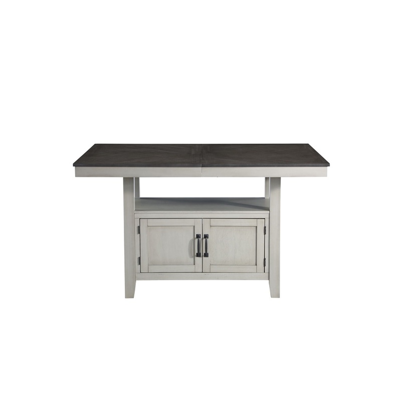Hyland – Counter Height Table|Dark Brown|Dark Gray