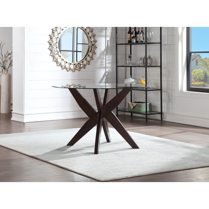Amalie – Dining Table – Dark Brown