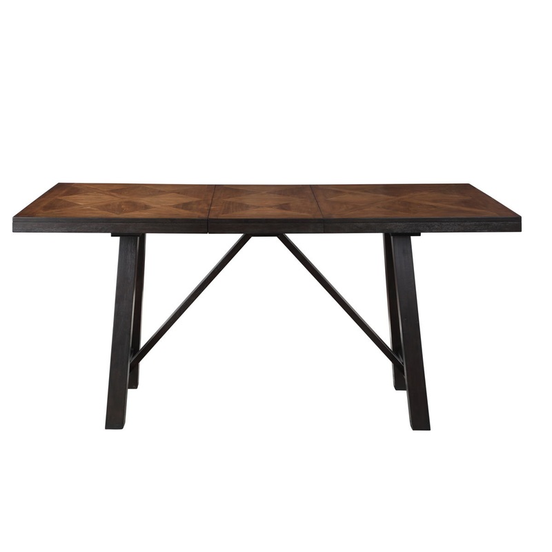 Halle – Counter Table With 18 Leaf – Dark Brown