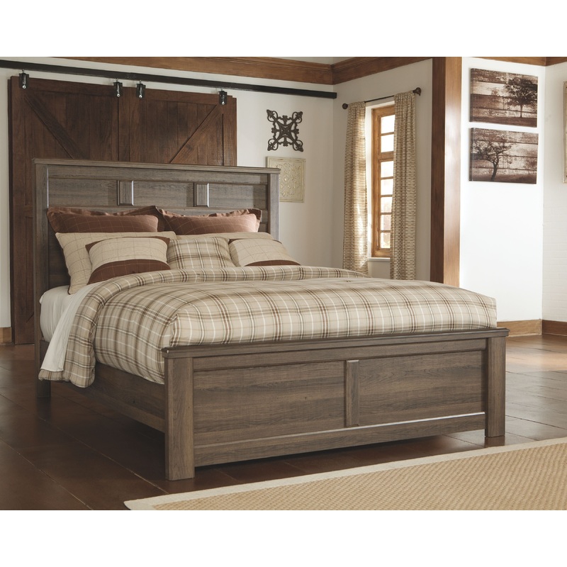 Juararo – Panel Bed|Dark Brown|Queen|California King|King