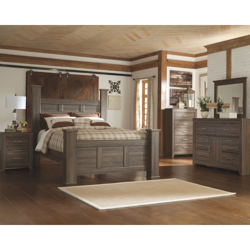 Juararo – Poster Bedroom Set|6 Pc. – Dresser, Mirror, Chest, Poster Bed|7 Pc. – Dresser, Mirror, Chest, Poster Bed, Nightstand|8 Pc. – Dresser, Mirror, Chest, Poster Bed, 2 Nightstands|7 Pc. – Dresser, Mirror, Poster Bed, 2 Nightstands|5 Pc. – Dresser, Mi