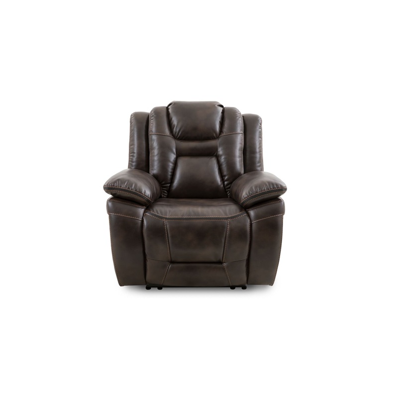 Oportuna – Dual Power Recliner Coffee – Dark Brown