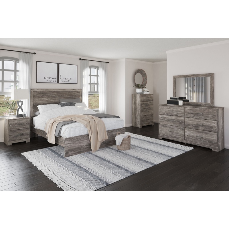 Ralinksi – Bedroom Set|Gray|5 Pc. – Dresser, Mirror, Chest, Panel Bed|7 Pc. – Dresser, Mirror, Chest, Panel Bed, 2 Nightstands|4 Pc. – Dresser, Mirror, Panel Bed|6 Pc. – Dresser, Mirror, Panel Bed, 2 Nightstands|Queen|King