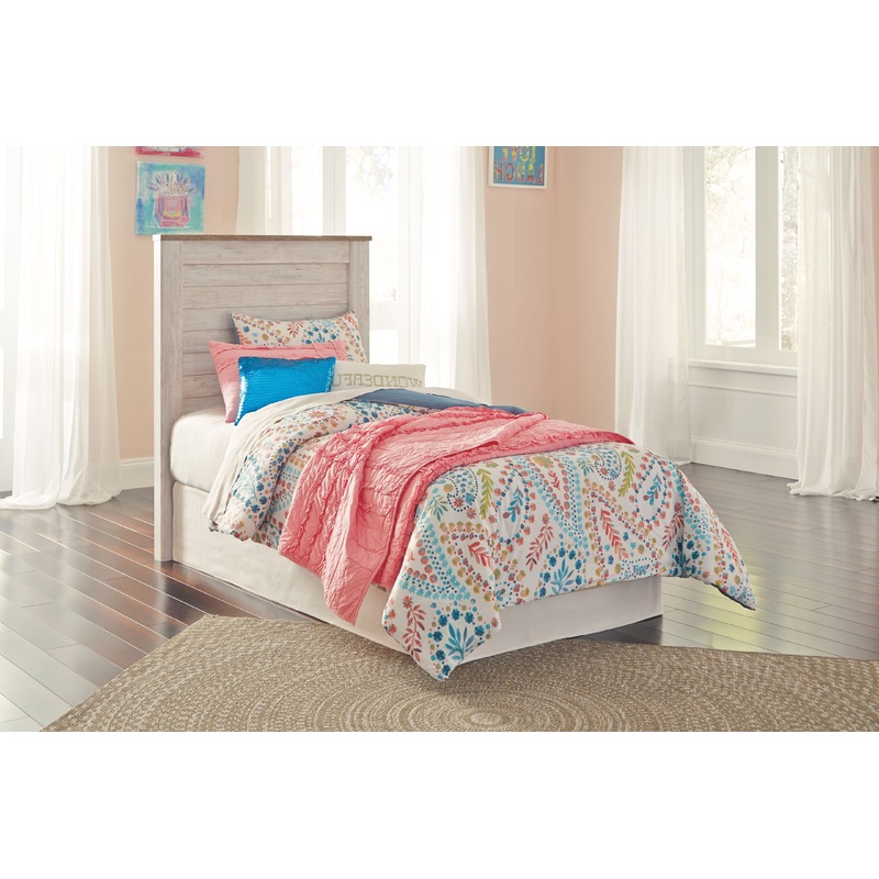 Willowton – Panel Headboard With Bolt On Bed Frame