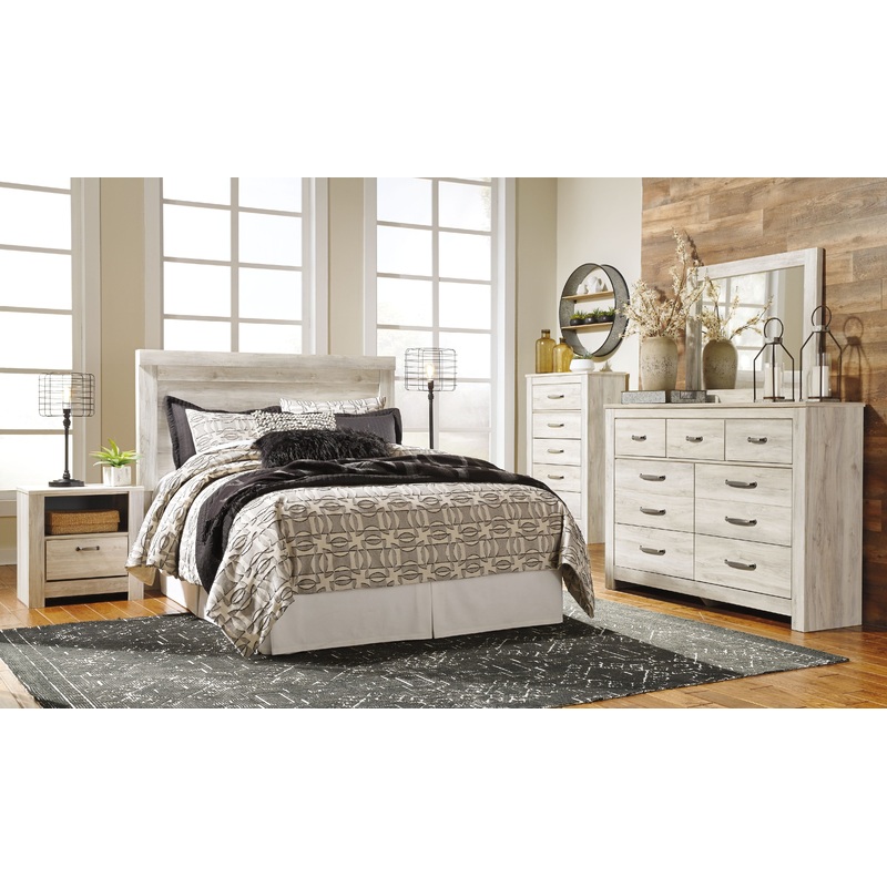 Bellaby – Dresser, Mirror, Panel Headboard Set