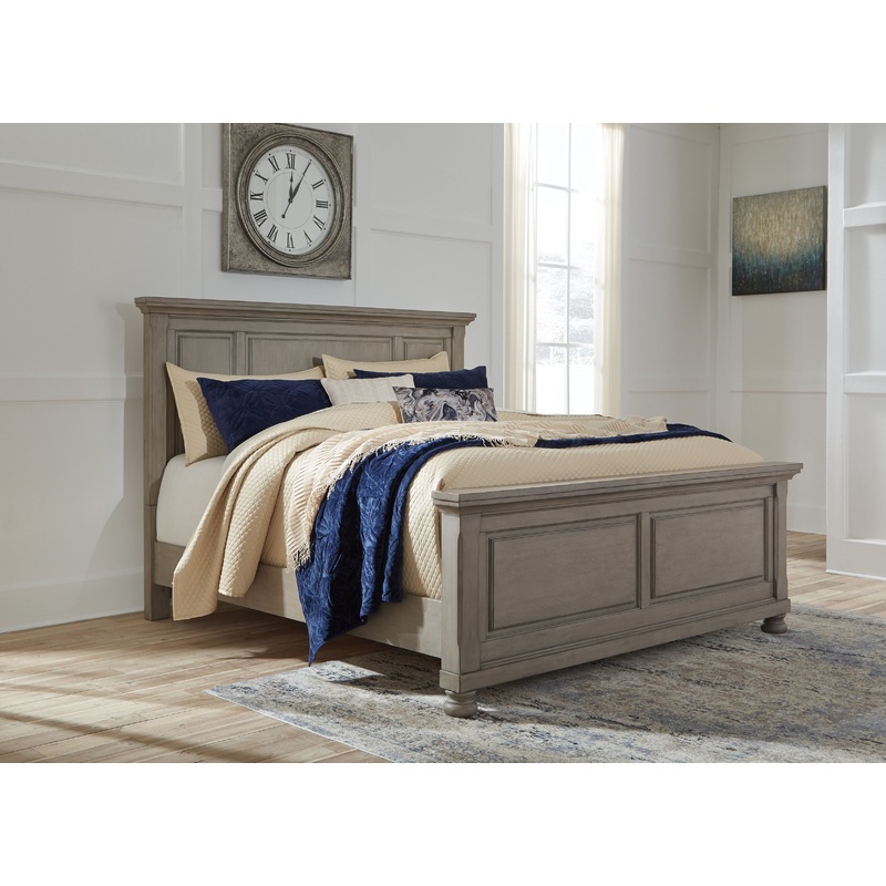 Lettner – Panel Bed|Gray|Queen|California King|King