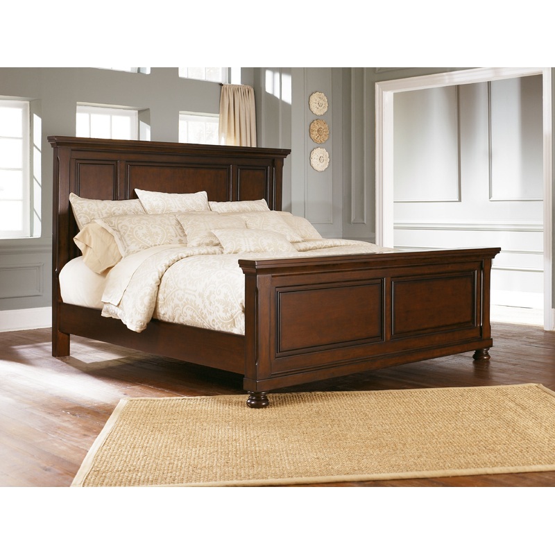 Porter – Panel Bed|Dark Brown|Queen|California King|King