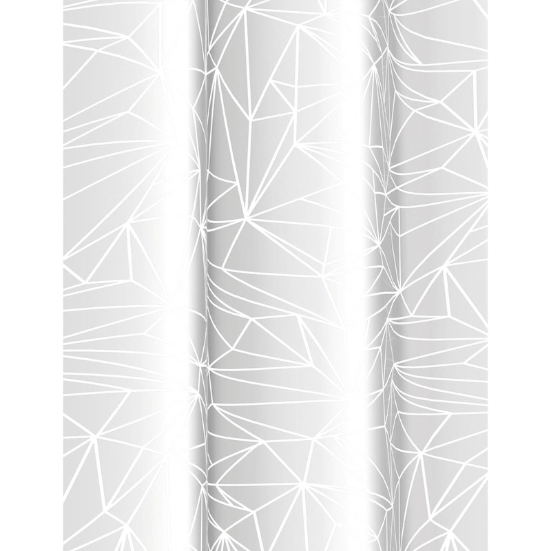PRISM SHOWER CURTAIN W 120 H 200 CM VINYL