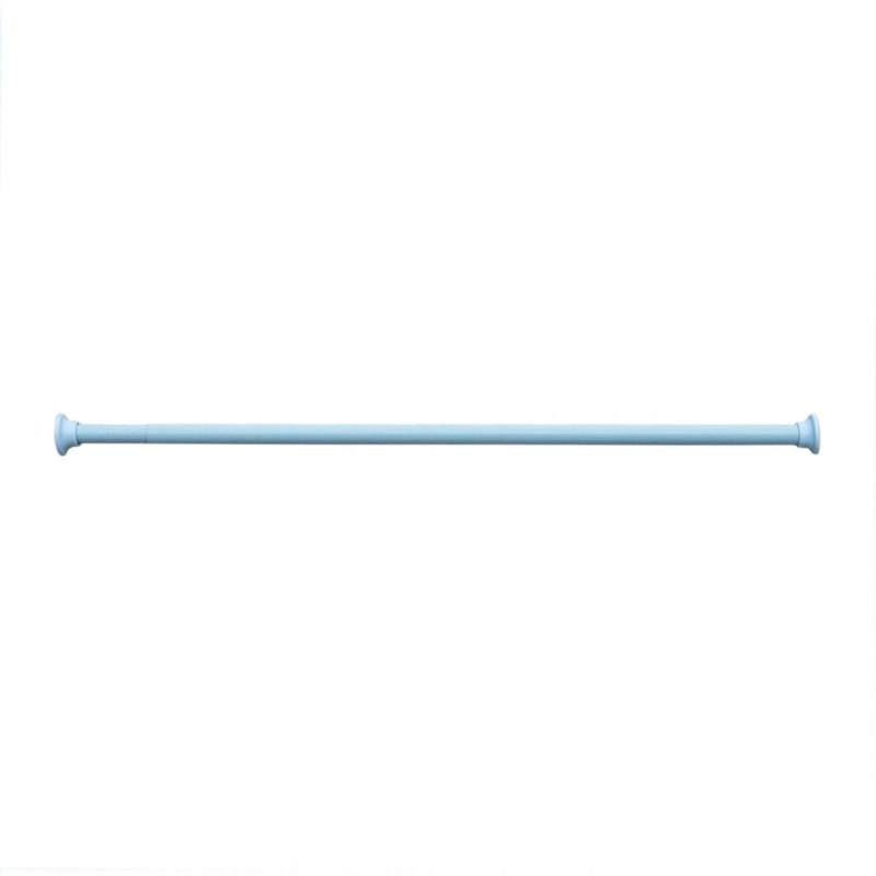 SHOWER CURTAIN ROD EXTENDABLE 1-SIDED L 75-135 CM WHITE
