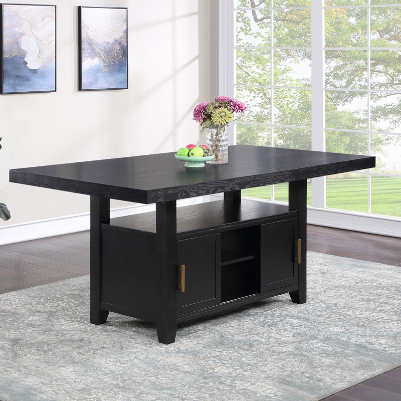 Yves – Dining Table – Black