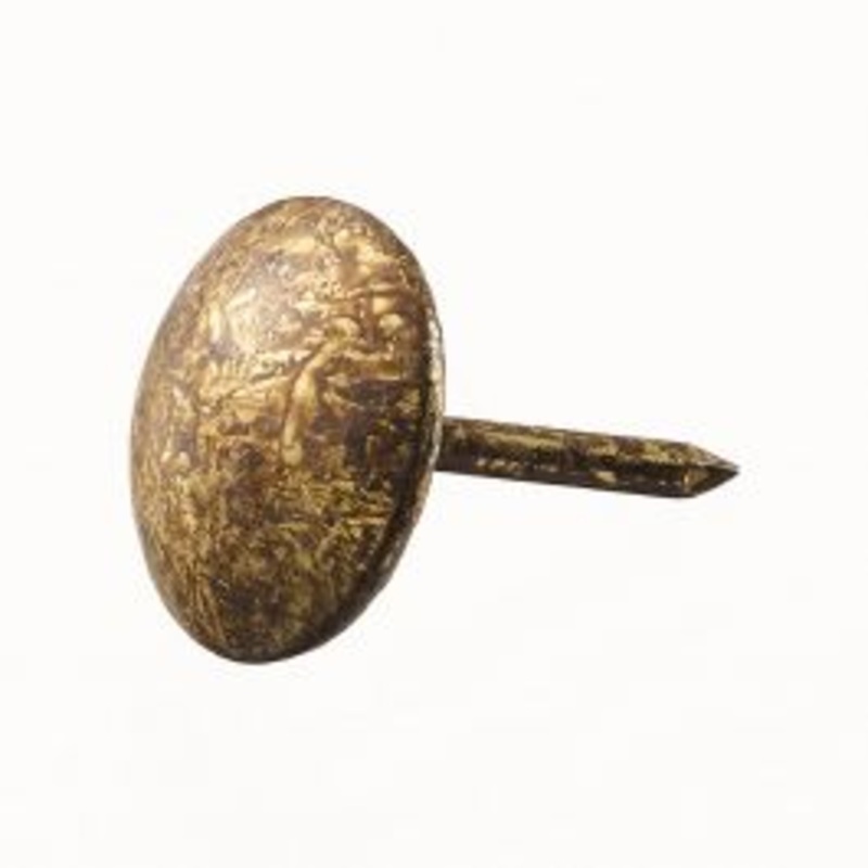 65 NAILS T.BOMB. ANTIQUED GOLD NAILS DIAM.9,5