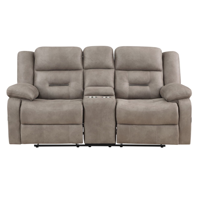 Abilene – Console Manual Loveseat – Tan