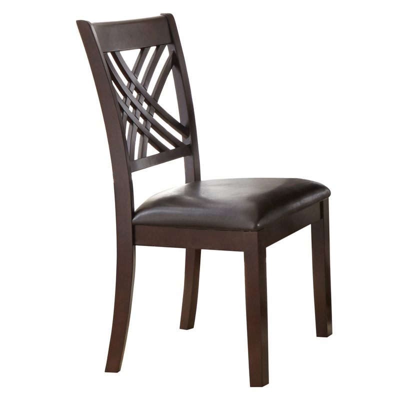Adrian – Side Chair (Set of 2) – Dark Brown