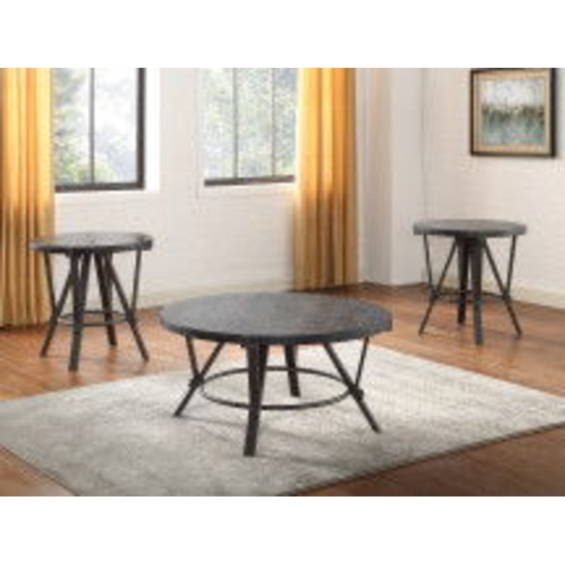 Portland – 3 Piece Table Set – Gray