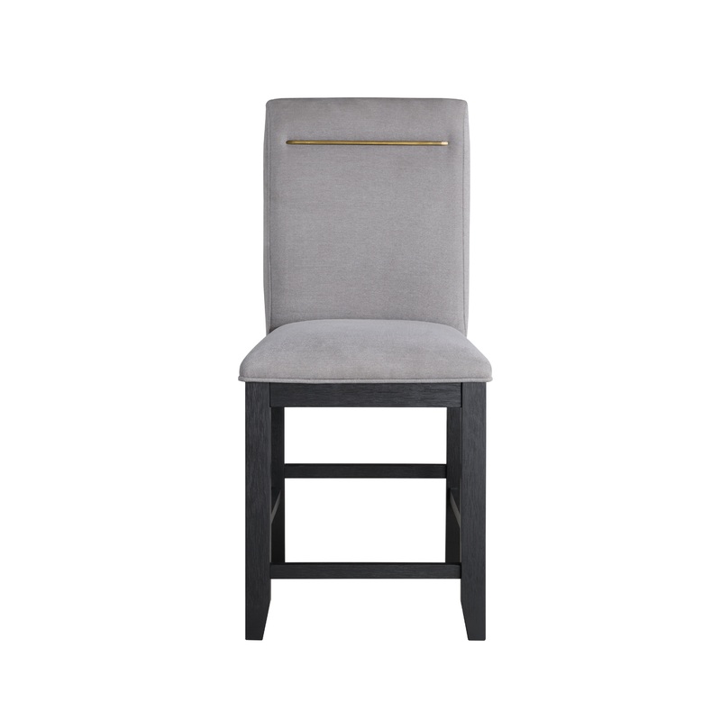 Yves – Counter Chair (Set of 2) – Gray