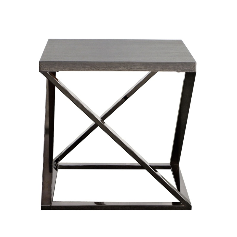 Aegean – End Table – Gray