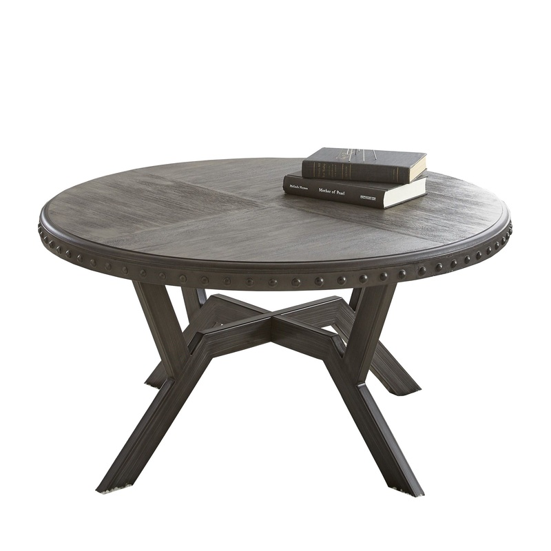 Alamo – Round Cocktail Table – Gray