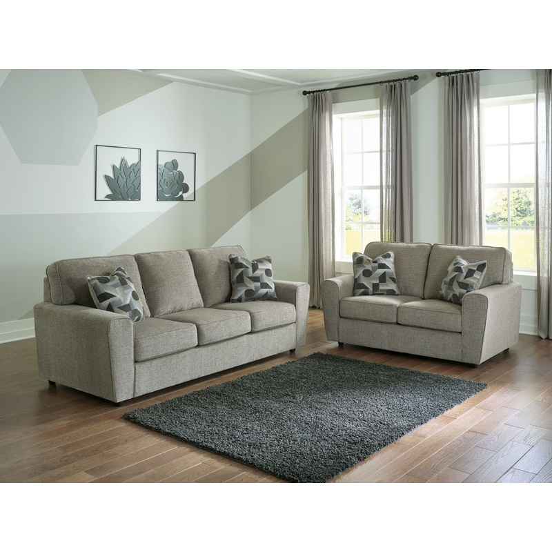 Cascilla – Living Room Set|Gray|2 Pc. Sofa, Loveseat