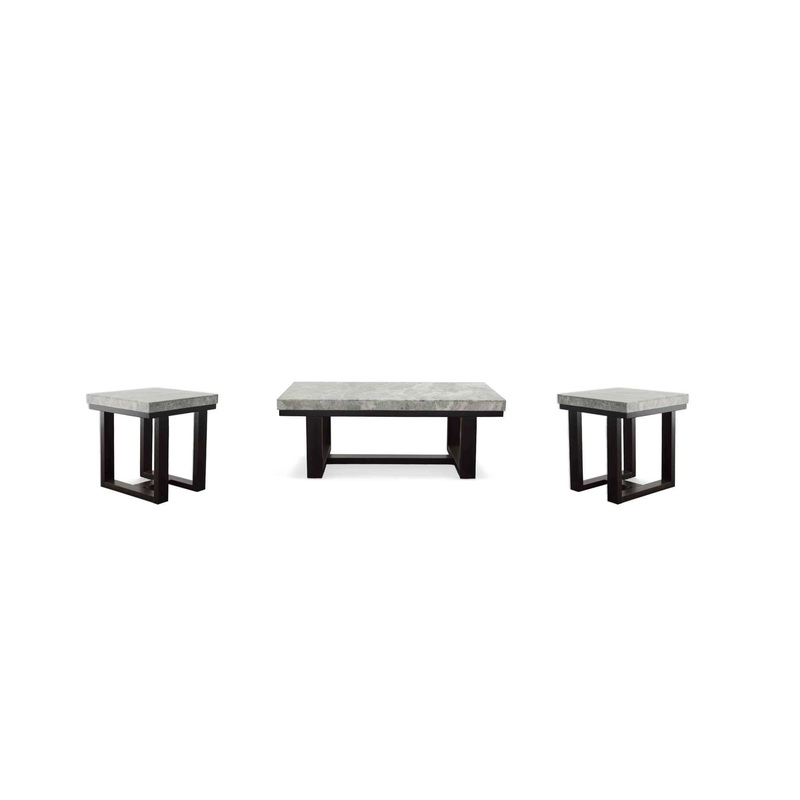 Lucca – 3 Piece Table Set – Gray