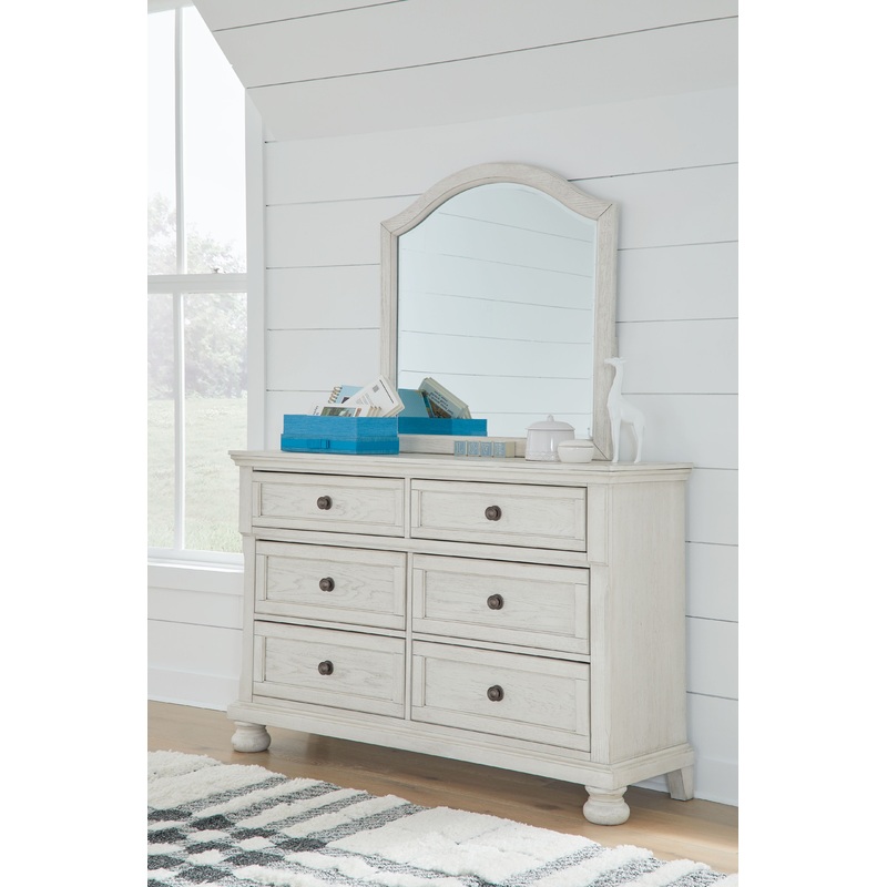 Robbinsdale – Dresser, Mirror – Youth – Antique White