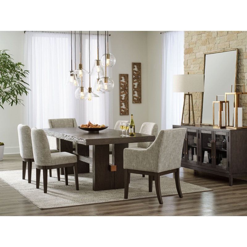 Burkhaus – Dining Room Set|Dark Brown|10 Pc. – Dining Room Extension Table, 6 Side Chairs, 2 Arm Chairs, Server|8 Pc. – Dining Room Extension Table, 4 Side Chairs, 2 Arm Chairs, Server|8 Pc. – Dining Room Extension Table, 6 Side Chairs, Server|8 Pc. – Din