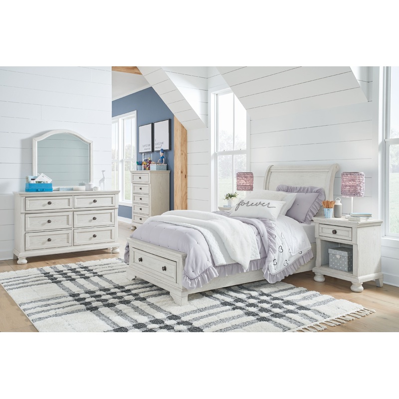 Robbinsdale – Youth Sleigh Storage Bedroom Set