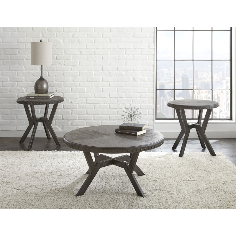 Alamo – 3 Piece Table Set – Gray