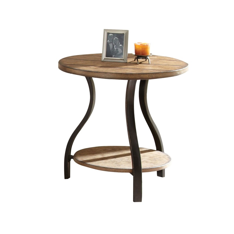 Denise – End Table Round – Brown