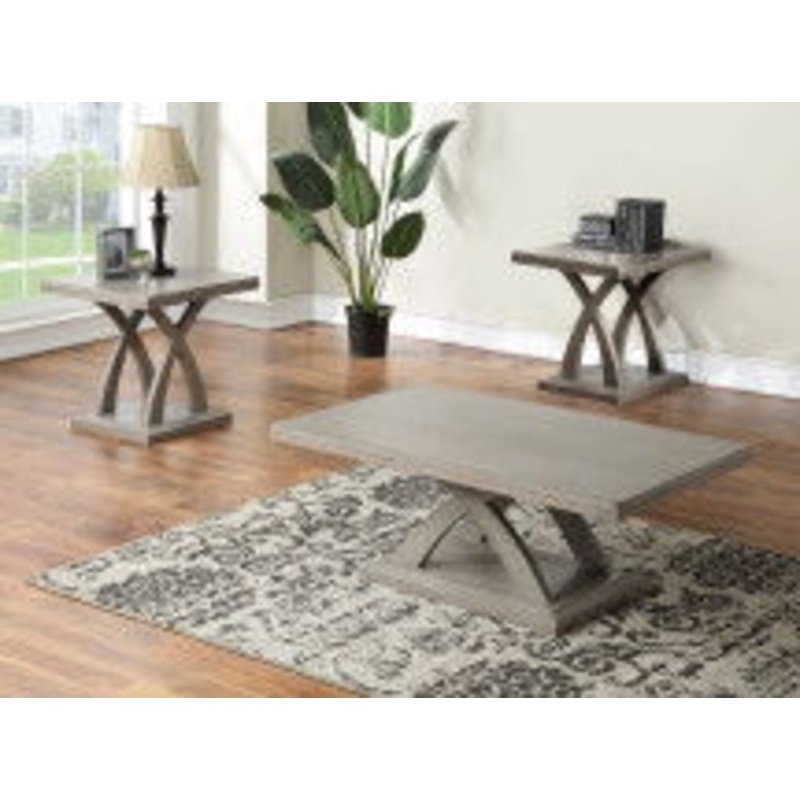 Jocelyn – Table Set|Gray|Dark Brown|3 Pc. Cocktail Table, 2 End Tables|3 Pc. Cocktail Table, Sofa Table, End Table