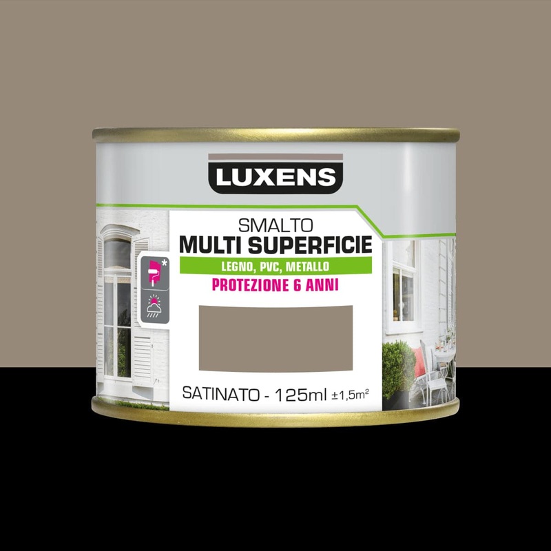 MULTI-SURFACE ENAMEL DOVE GREY 3 SATIN 125ML LUXENS