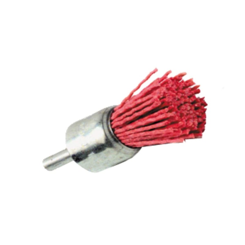 RED NYLON BRUSH DIAM. 25 MM