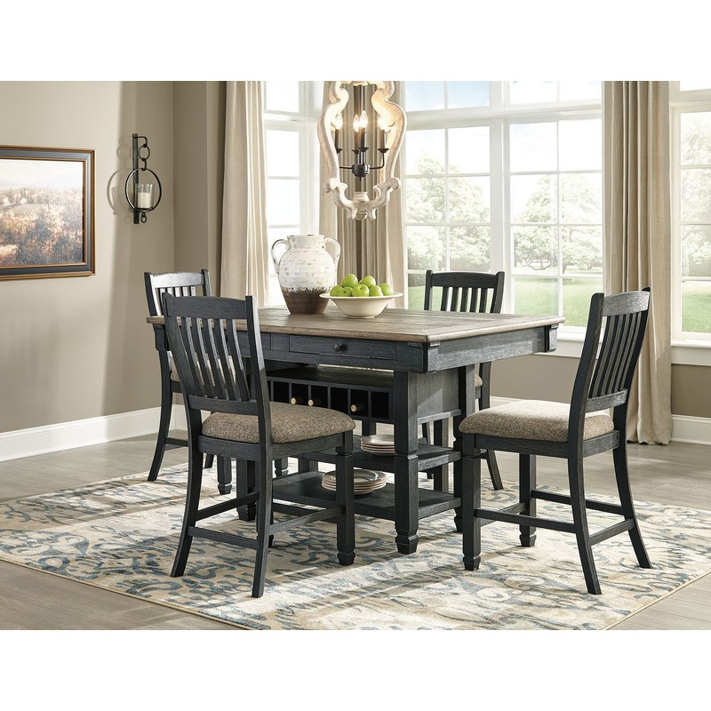 Tyler Creek – Counter Height Table Set