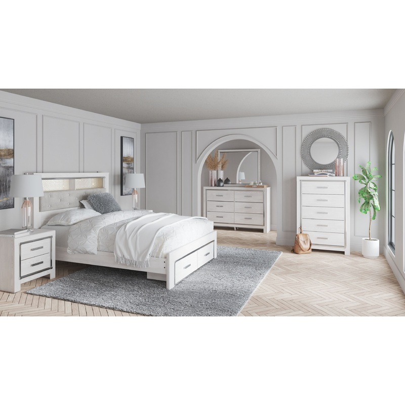 Altyra – Bookcase Bedroom Set|White|7 Pc. – Dresser, Mirror, Chest, Bed|9 Pc. – Dresser, Mirror, Chest, Bed, 2 Nightstands|6 Pc. – Dresser, Mirror, Bed|8 Pc. – Dresser, Mirror, Bed, 2 Nightstands|King