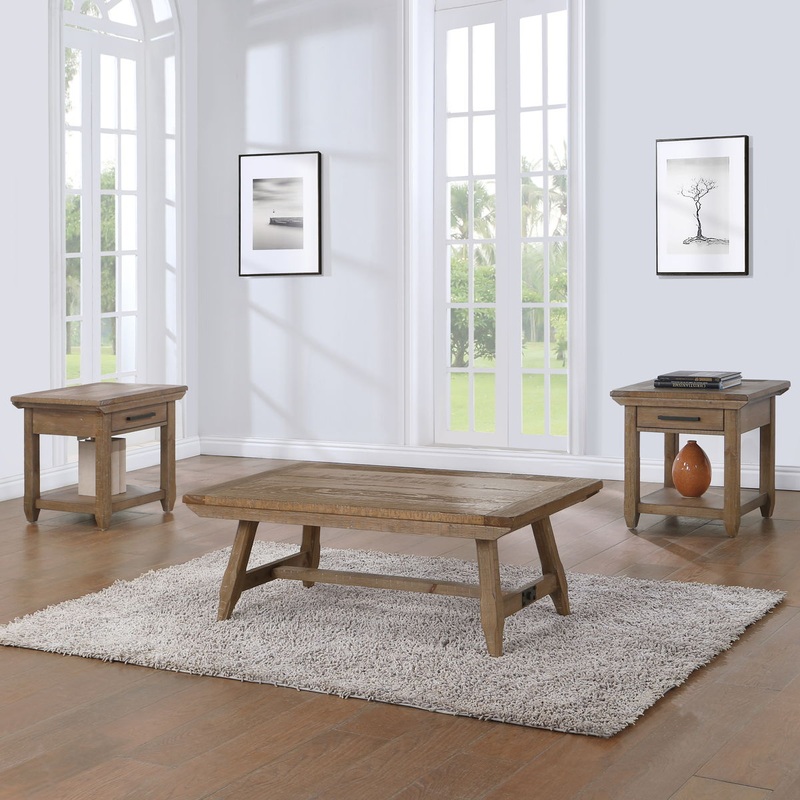 Riverdale – 3 Piece Table Set – Brown