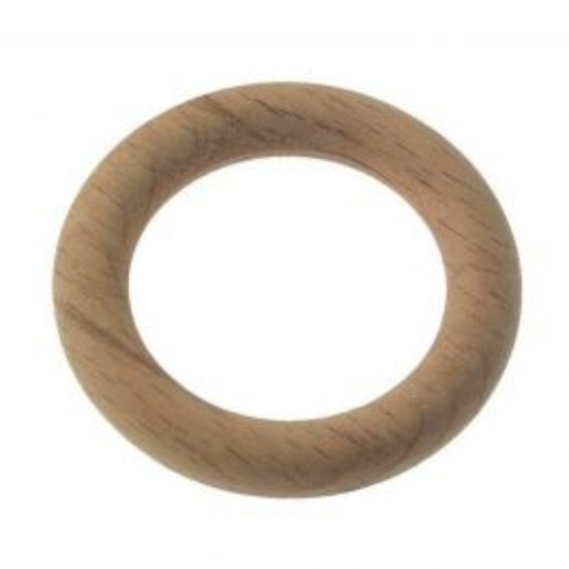 8 ROUGH WOODEN RINGS D28