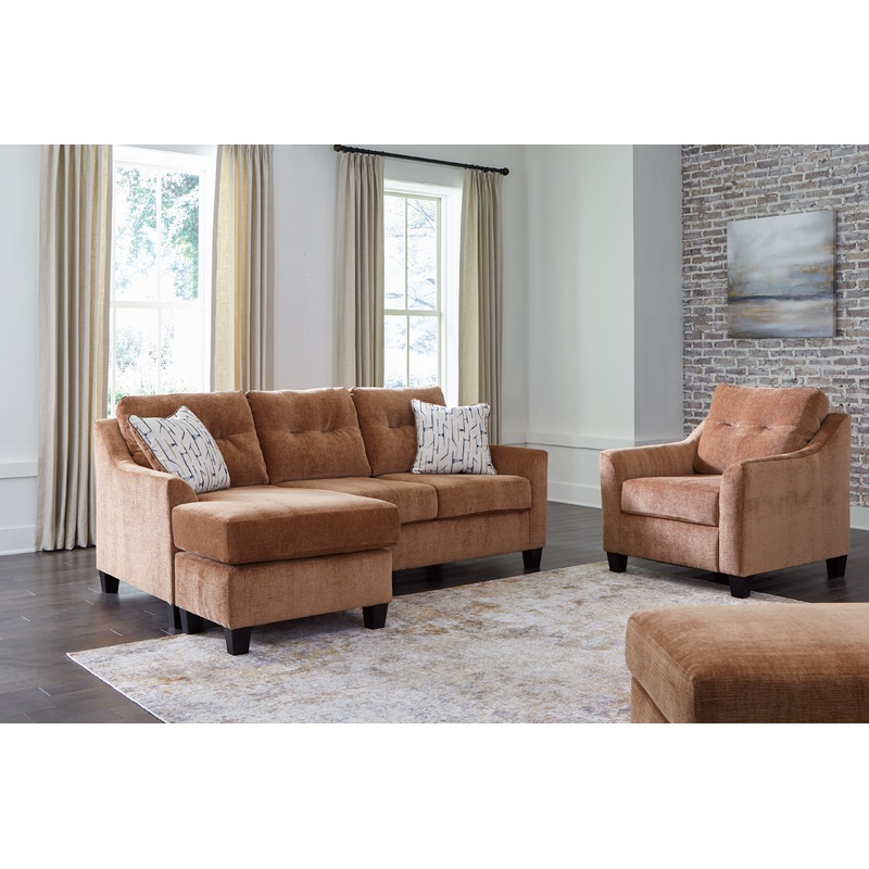 Amity Bay – Living Room Set|Orange|Blue|3 Pc. Sofa Chaise, Chair, Ottoman|2 Pc. Chair, Ottoman