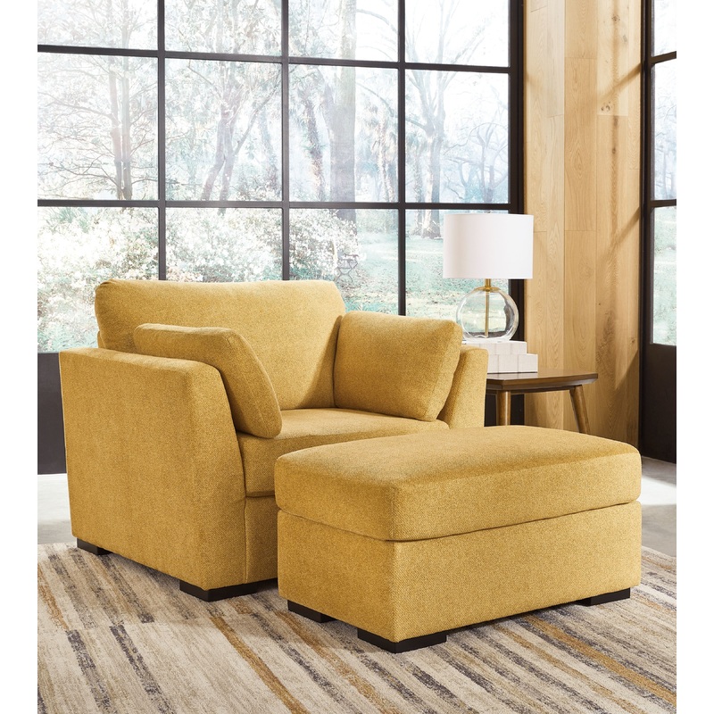 Keerwick – Living Room Set|Light Blue|Yellow|2 Pc. Sofa, Loveseat|2 Pc. Chair And A Half, Ottoman|4 Pc. Sofa, Loveseat, Chair And A Half, Ottoman