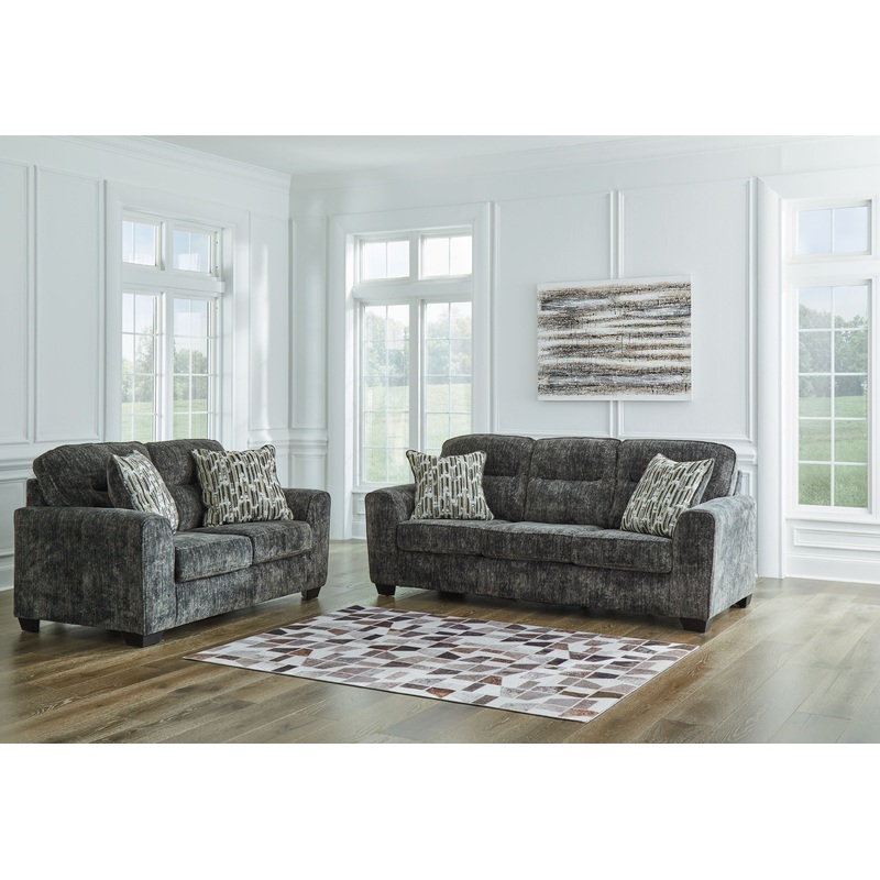 Lonoke – Living Room Set|Dark Gray|4 Pc. Sofa, Loveseat, Chair And A Half, Ottoman|2 Pc. Sofa, Loveseat
