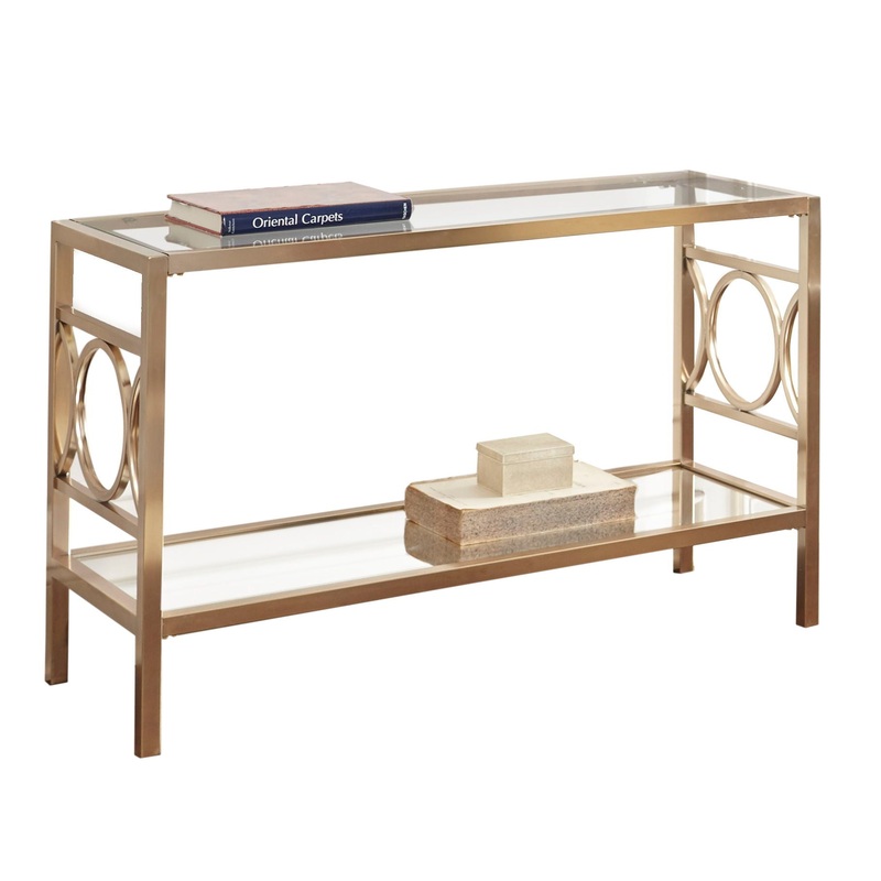 Olympia – Sofa Table – Gold