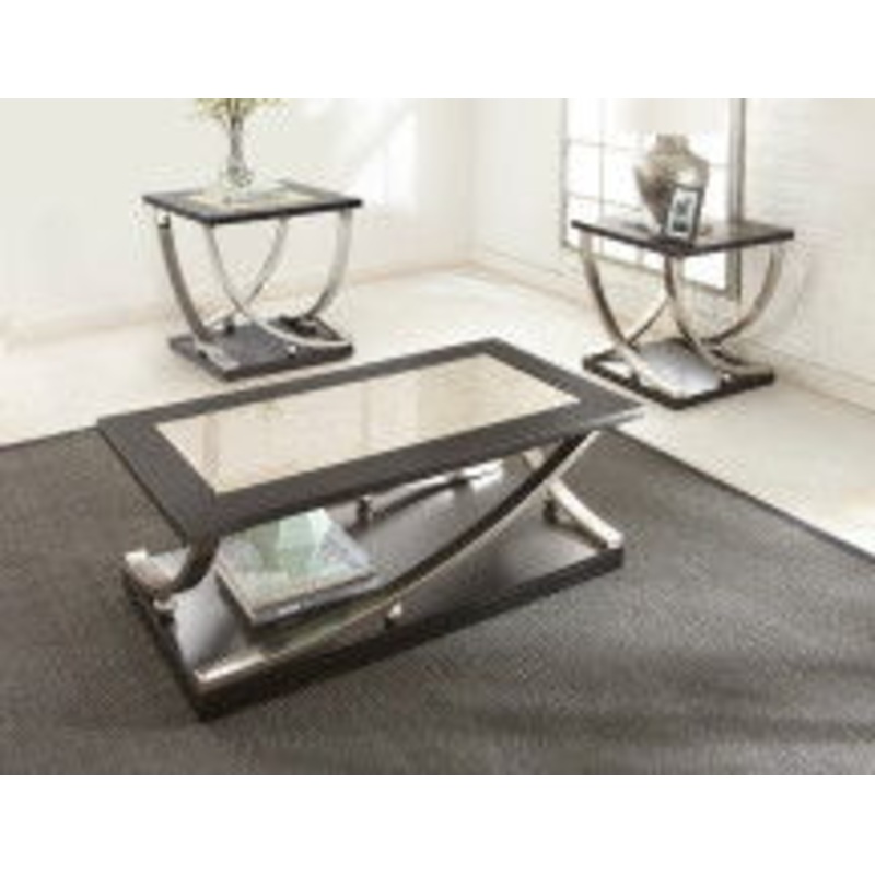 Ramsey – 3 Piece Table Set – Brown