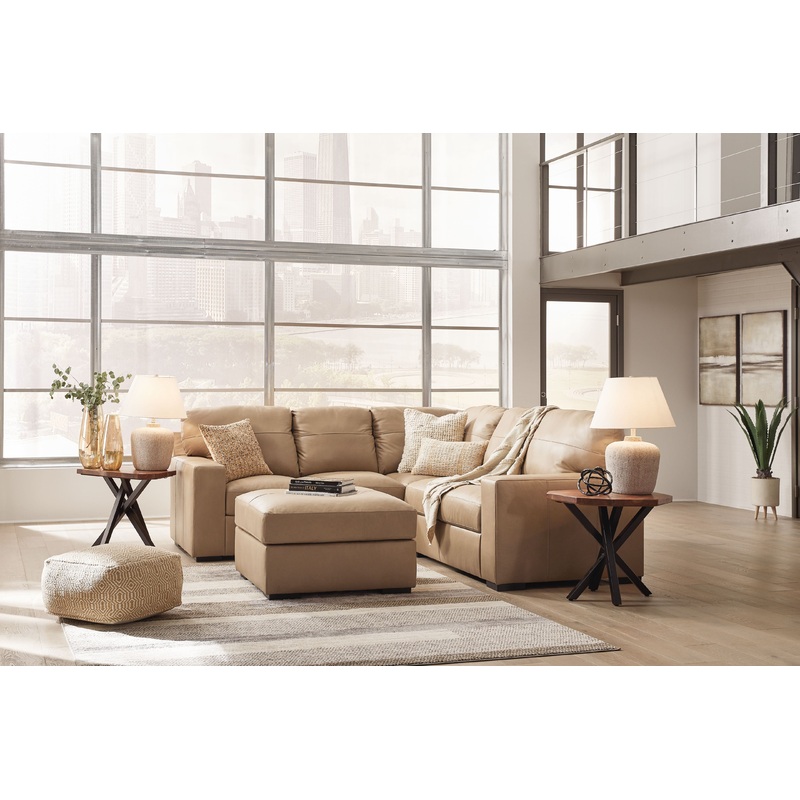 Bandon – Living Room Set|Light Brown|3 Pc. – 2 Pc. Left Arm Facing Loveseat Sectional, Ottoman|3 Pc. – 2 Pc. Right Arm Facing Loveseat Sectional, Ottoman