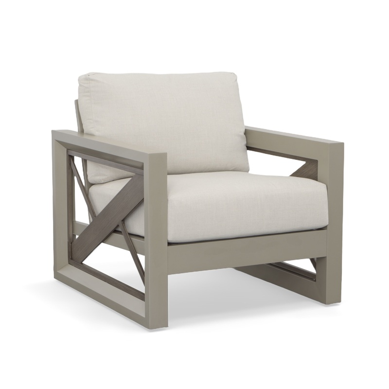 Dalilah – Patio Arm Chair – Gray