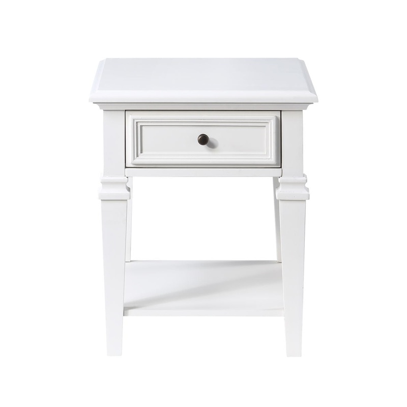 Charlestown – End Table – White