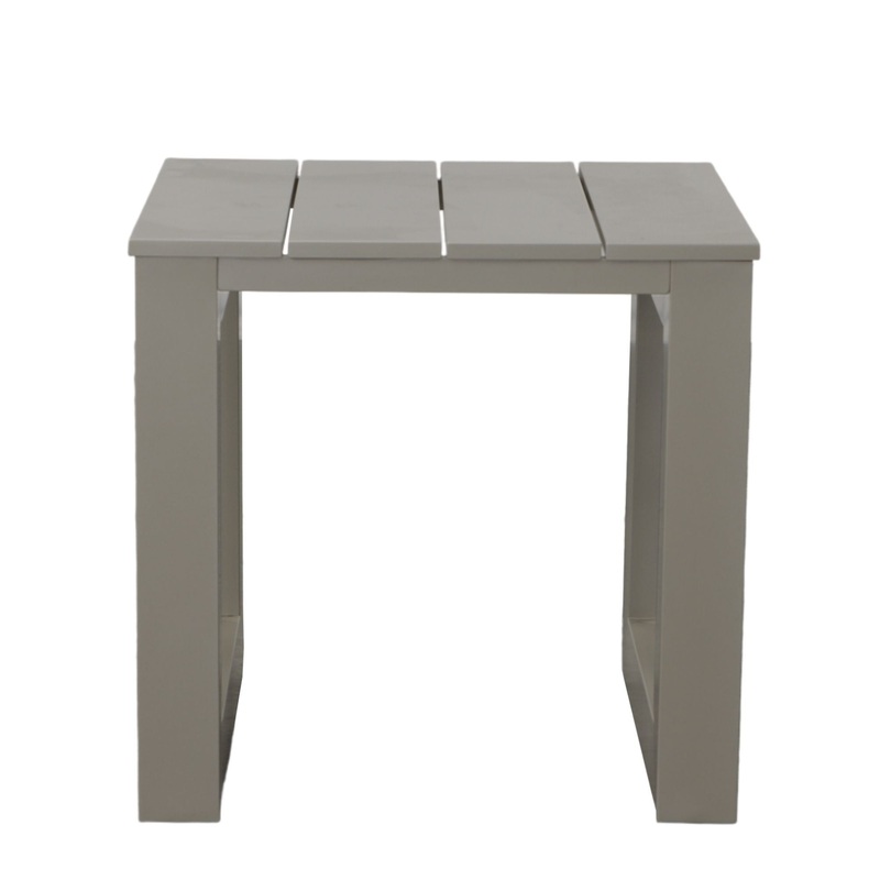 Dalilah – Patio Square End Table – Gray